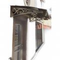Metal Taşıyıcı Kapı Üstü Pratik Sundurma