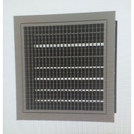 15X15 Çift Sıra Kanatlı Zıt Damperli Menfez