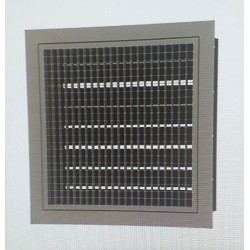10X10 Çift Sıra Kanatlı Zıt Damperli Menfez