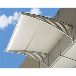 Transpaforza TF STD 1.12 Kapı Üstü Sundurma 120 X 100 Beyaz 3 mm Solid Levha 