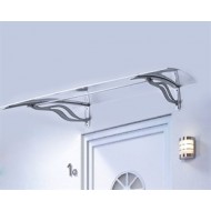 Transpaforza TF Delux 1,16 Alüminyum Ayaklı Sundurma 160 X 100 Gri 4 mm Solid Levha 