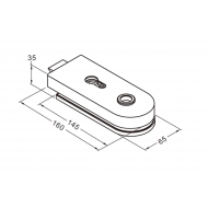 THR-1100-MBAL Thoor Round Cam Kapı Kilidi