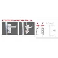 THOOR VEDGE CAM KAPI KİLİDİ - SAĞ
