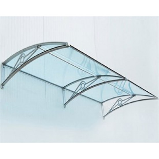 TF Prolüx Seri 15.15 Alüminyum Ayaklı Sundurma 150 X 150 Yeşil 3 mm Solid Levha 
