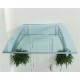 TF Prolüx Kapı Üstü 15,17 Alüminyum Ayaklı Sundurma 170 X 150 Yeşil 4 mm Solid levha
