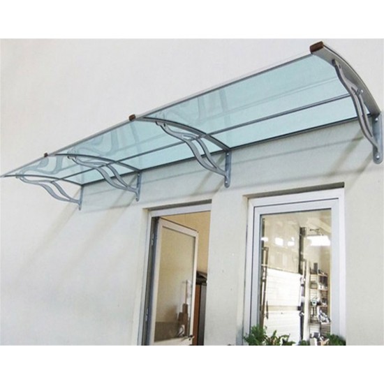 TF Delux Seri 1,12 Alüminyum Ayaklı Sundurma 120 X 100 Yeşil 3 mm Solid Levha 