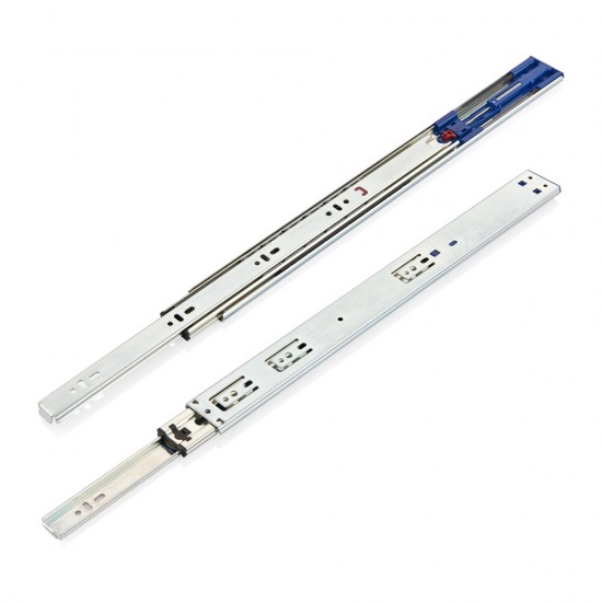 Teleskopik Bilyalı Ray  ( Geniş 43 mm ) Frenli  43 mm x 30 cm - Teleskopik Bilyalı Çekmece Rayları