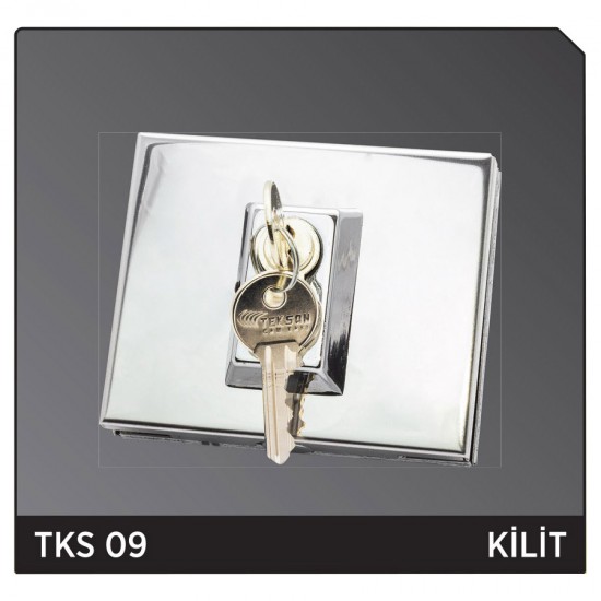 Teksan Cam Kapı Kilidi TKS 09 - Cam Kapı Kilitleri