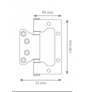 Canex  Palanmaz Menteşe  Oval  ( Yönsüz )  2.2 mm