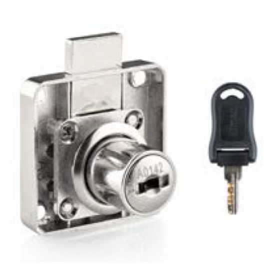 Canex Kare Çekmece Kildi - Zamak D 19 mm X L 22 mm - Mobilya Kilitleri