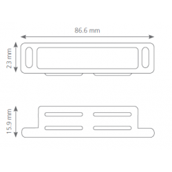 Canex Çıt Çıt Metal  ( Paslanmaz ) 8.5 cm