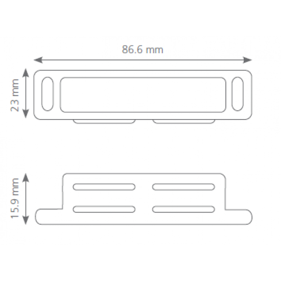 Canex Çıt Çıt Metal  ( Paslanmaz ) 8.5 cm - Mıknatıs Kapak İtici ÇıtÇıt