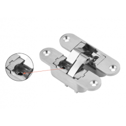 Canex Akordiyon Menteşe 110 mm SOL Ayarlı  ( Ayarlı Zamak Merkez )