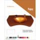 Cam Lavabo Tuğra Modeli 70x56 cm - Cam Lavabo Modelleri