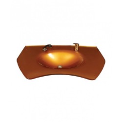 Cam Lavabo Tuğra Modeli 100x56 cm