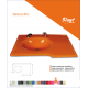 Cam Lavabo Slayt Modeli 100x56 cm - Cam Lavabo Modelleri