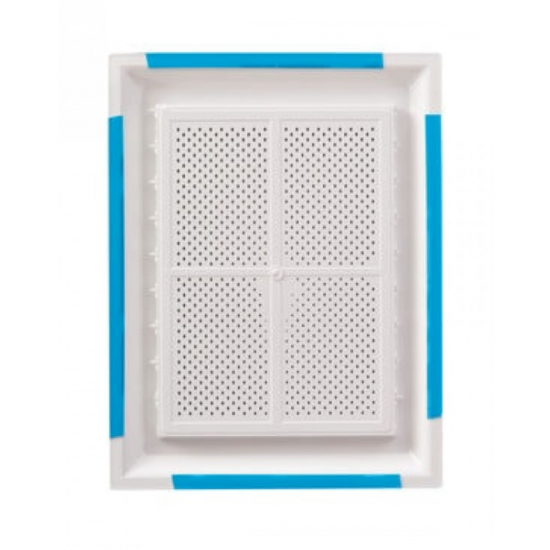 Plastik Banyo Wc Havalandırma Menfezi Yüzeysel Hareketli 44 X 44 Cm