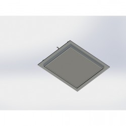 60X60 Alçıpan Müdehale Kapağı Üstten Oturmalı