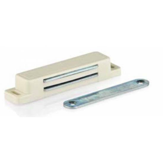 Canex Mıknatıslı Çıt Çıt Plastik  ( Uzun ) Beyaz  9.5 cm - Mıknatıs Kapak İtici ÇıtÇıt