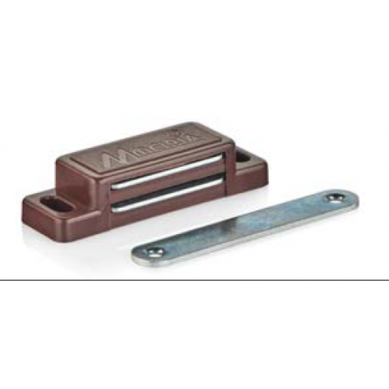 Canex Mıknatıslı Çıt Çıt Plastik  ( Uzun  ) Kahve  9.5 cm - Mıknatıs Kapak İtici ÇıtÇıt