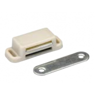 Canex Mıknatıslı Çıt Çıt  Plastik  ( Küçük ) Beyaz 4.5 cm