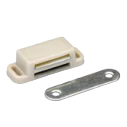 Canex Mıknatıslı Çıt Çıt  Plastik  ( Küçük ) Beyaz 4.5 cm