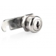 Canex Mandallı Çekmece Kilidi 25 mm / Nikel - Mobilya Kilitleri