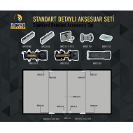 Birsan Hidrolik Motor Standart Detaylı  Yer Hidroliği BRS 101-STD