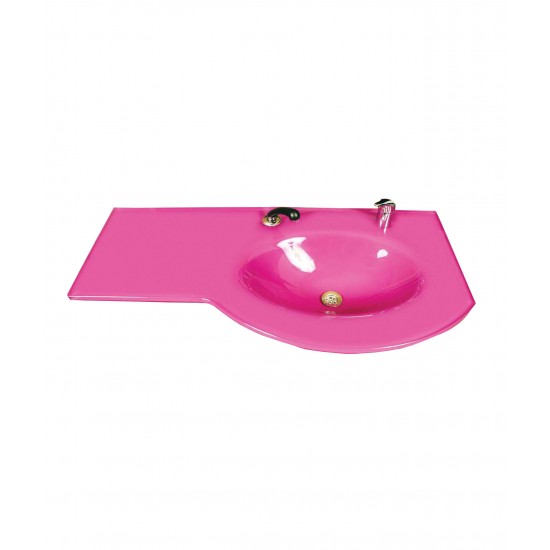 Cam Lavabo Diamond Modeli 80x56 cm - Cam Lavabo Modelleri