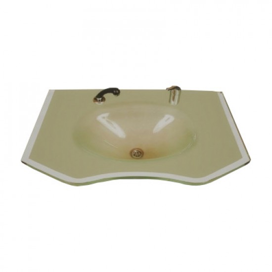 Cam Lavabo Conan Modeli 80x56 cm - Cam Lavabo Modelleri