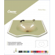Cam Lavabo Conan Modeli 70x56 cm - Cam Lavabo Modelleri