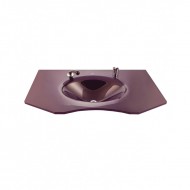 Cam Lavabo Berber Modeli 70x56 cm