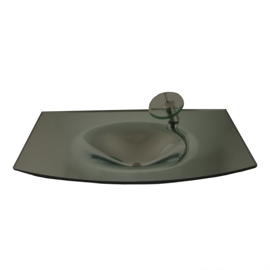 Cam Lavabo Ayna Modeli 80x56 Cm - Cam Lavabo Modelleri