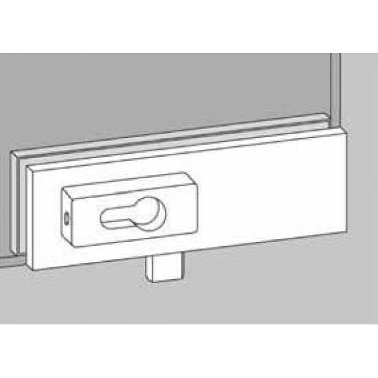 Dorma - dormakaba Universal Light US 10 Cam Kapı Alt / Üst Kilit - Cam Kapı Kilitleri