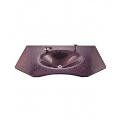Cam Lavabo Mozaik Modeli 80x56 cm