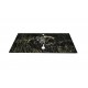 Cam Lavabo Mermer Desen Gold Siyah 100x56 cm - Desenli Cam Lavabo Modelleri