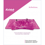 Cam Lavabo Kelebek Modeli 100x56 cm
