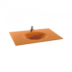 Cam Lavabo Kades Modeli 70x56