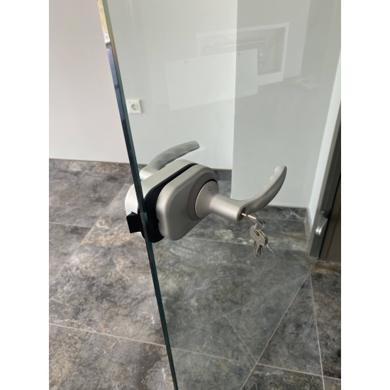 Hoppe Atlanta HCS GDA1530 Kapı Kolu-Anahtar / Anahtar Cam Cama Set
