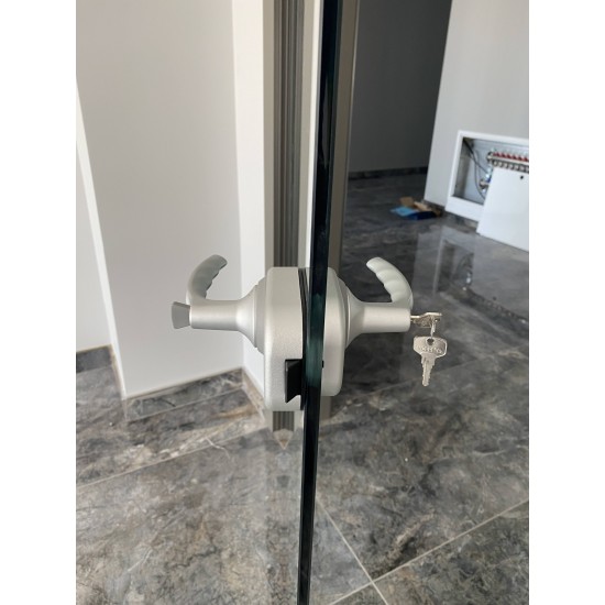 Hoppe Atlanta HCS GDA1530 Kapı Kolu-Anahtar / Anahtar Cam Cama Set