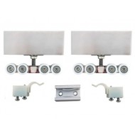 HT-8450-SET Geniş Dik Köşeli Sürme Cam Kapı Mekanizma Seti
