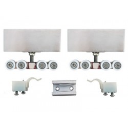 HT-8400-SET Dikdörtgen Sürme Cam Kapı Mekanizma Seti