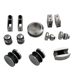 HT-8211-SET-PSS Paslanmaz Sürme Cam Kapı Sistemi