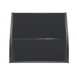 LUPIN Kapı Pencere Üstü Pratik Sundurma 105x120 - Siyah
