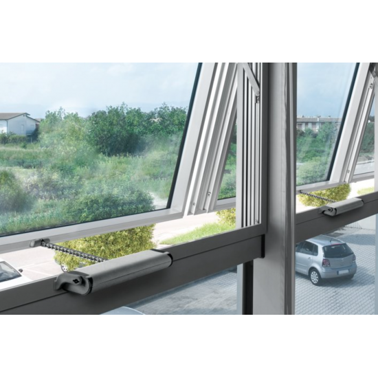 Liwin L35 230V Pencere Açma Motoru  Siyah Renk - Pencere Açma Motorları