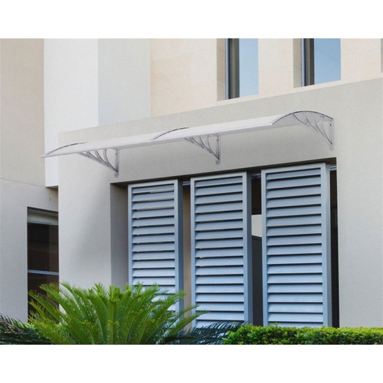 Kapı Üstü Pratik Sundurma 300 X 100 cm Gri