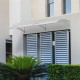 Kapı Üstü Pratik Sundurma 240 X 80 cm Gri - Kapı Üstü Pratik Sundurma