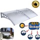 Kapı Üstü Pratik Sundurma 240 X 80 cm Gri - Kapı Üstü Pratik Sundurma