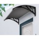 Kapı Üstü Pratik Sundurma 150 X 100 cm Siyah - Kapı Üstü Pratik Sundurma