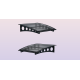Metal Taşıyıcılı Kapı Üstü Pratik Sundurma Antrasit - Siyah Levha 400 x 150 Md1 - Metal Taşıyıcı Kapı Üstü Pratik Sundurma